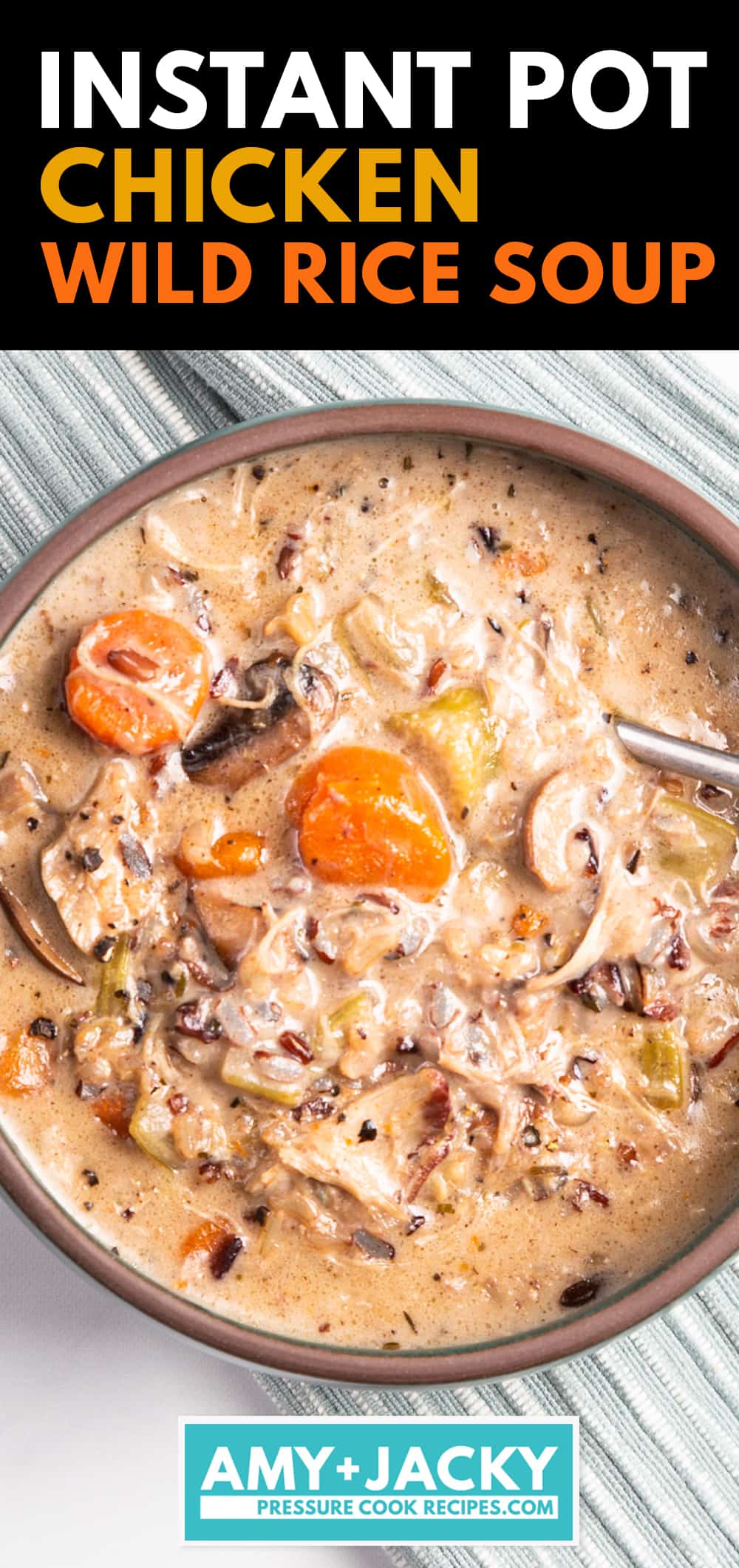 instant pot chicken wild rice soup | Instant Pot Wild Rice Soup | wild rice soup instant pot | mushroom wild rice soup