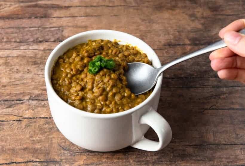 instant pot lentil curry | pressure cooker lentil curry | instant pot curried lentils | lentil curry recipe | coconut lentil curry | green lentil curry | brown lentil curry | easy lentil curry  #AmyJacky #InstantPot #PressureCooker #recipe #vegan #vegetarian #beans