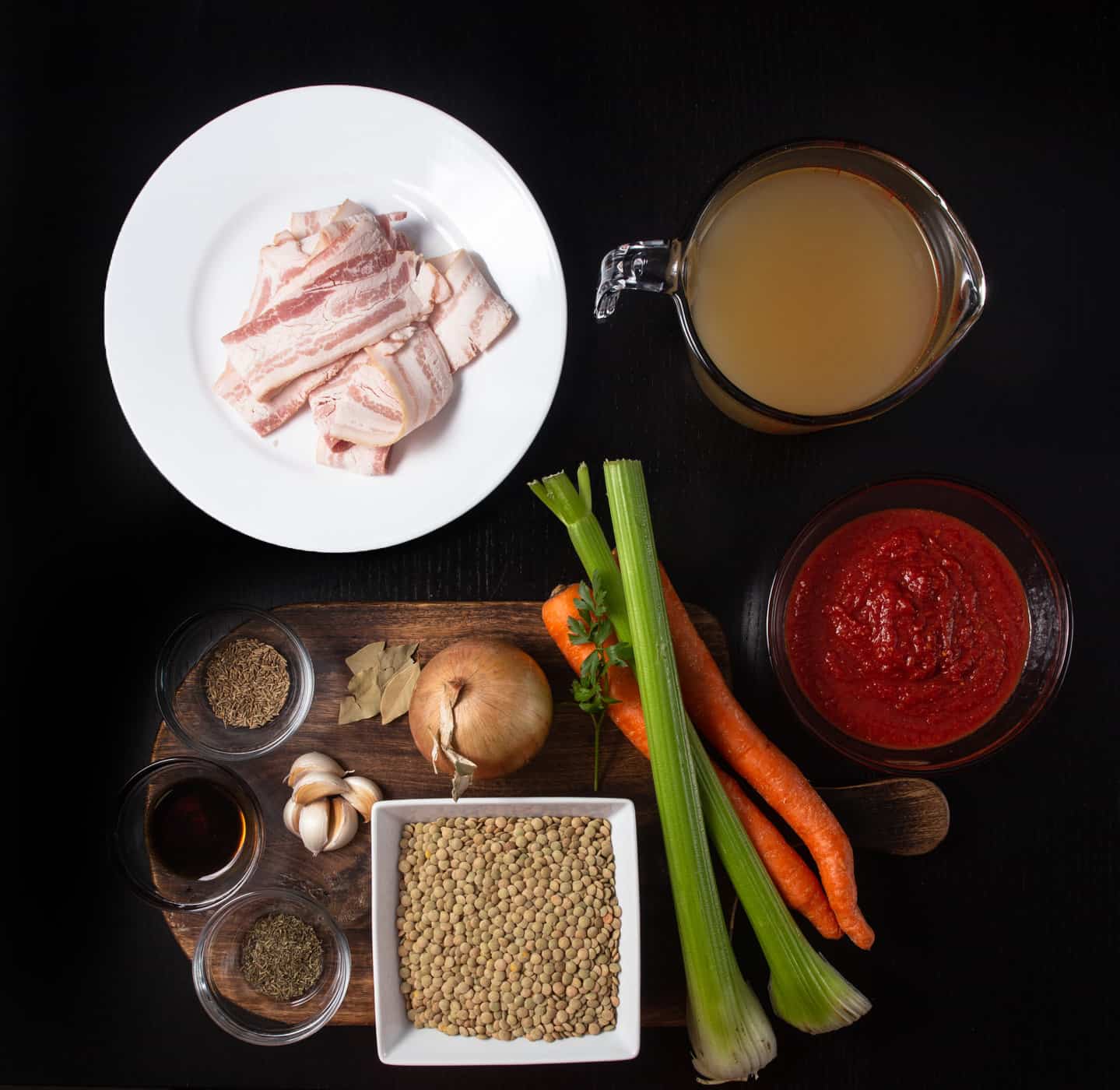 lentil soup ingredients