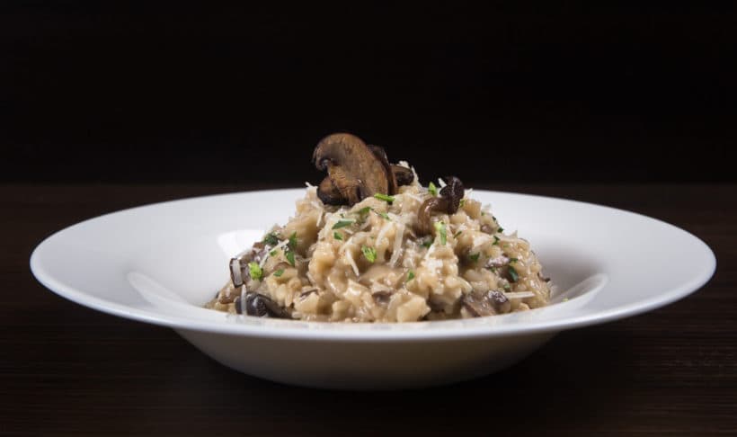 Cook this Easy Delizioso Instant Pot Mushroom Risotto Recipe (Pressure Cooker Risotto). Creamy, luxurious, cheesy risotto with umami mushrooms mixed in al dente arborio rice. So deliciously comforting & satisfying to eat!