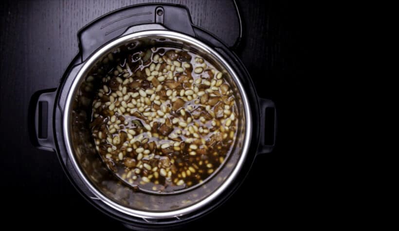 navy beans in Instant Pot