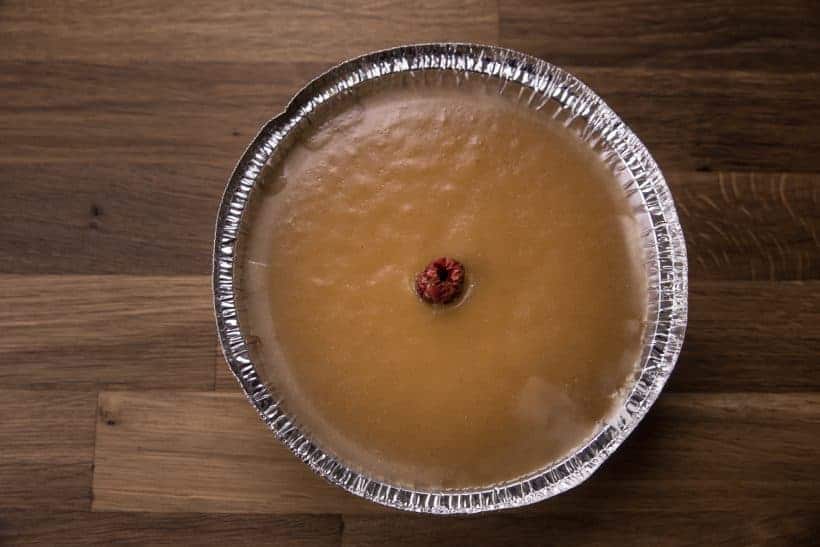 Nian Gao Chinese New Year Cake - white band on the sides