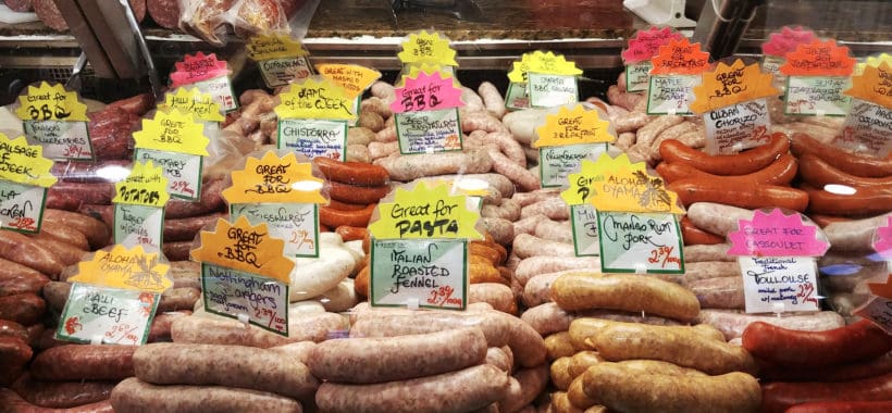 Oyama Sausage Company on Granville Island Public Market