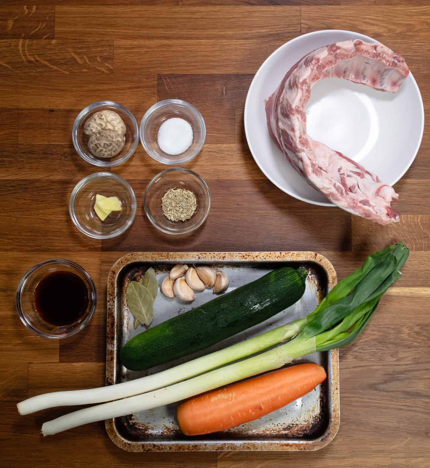 pork rib soup ingredients