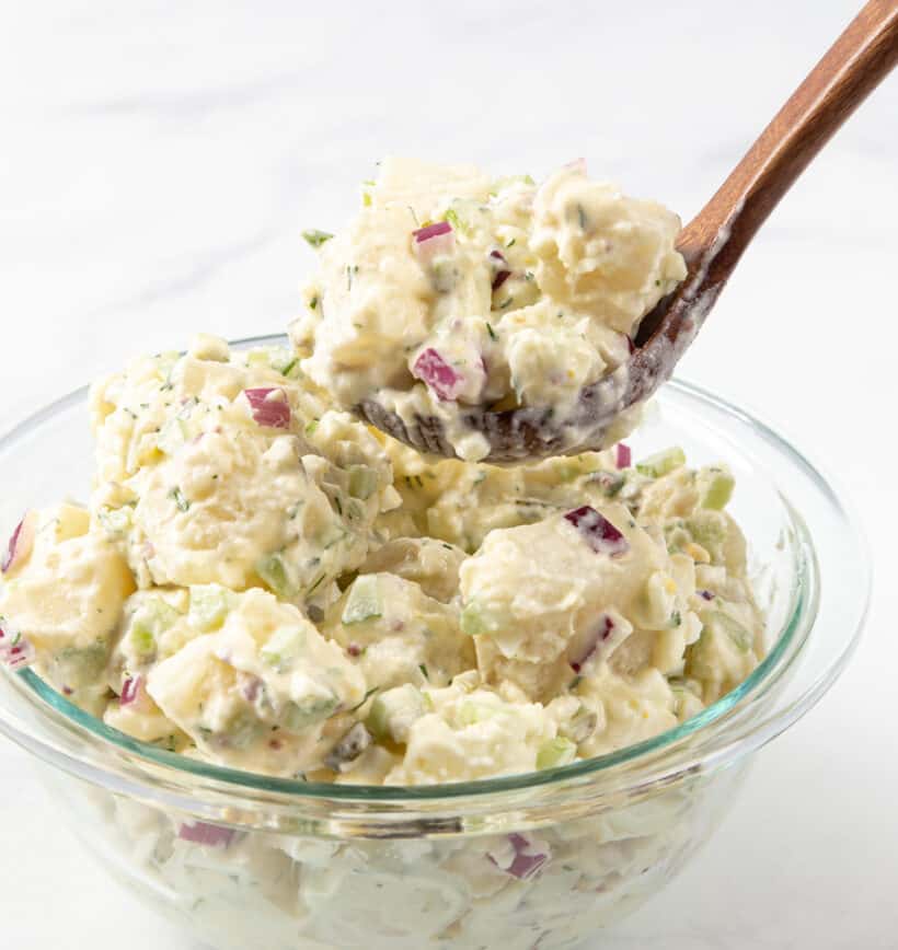 potato salad with eggs