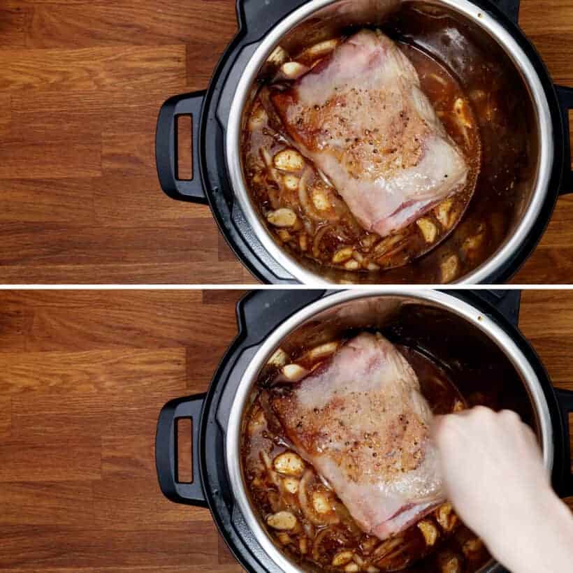 pressure cook lamb shoulder in Instant Pot  #AmyJacky #InstantPot #lamb