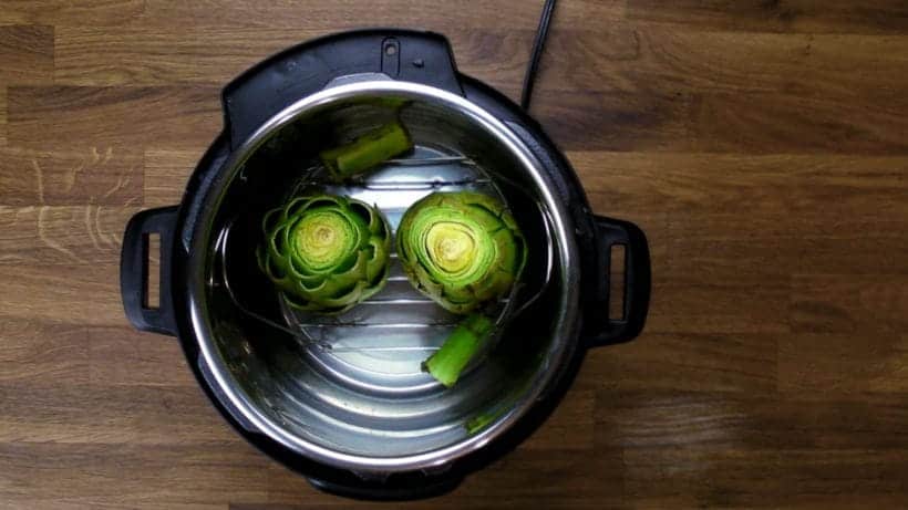 pressure cooker artichokes