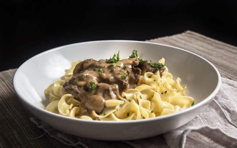 Make Umami Instant Pot Beef Stroganoff Recipe (Pressure Cooker Beef Stroganoff)! A satisfying mouthful sensation of tender beef in addictive umami sauce.