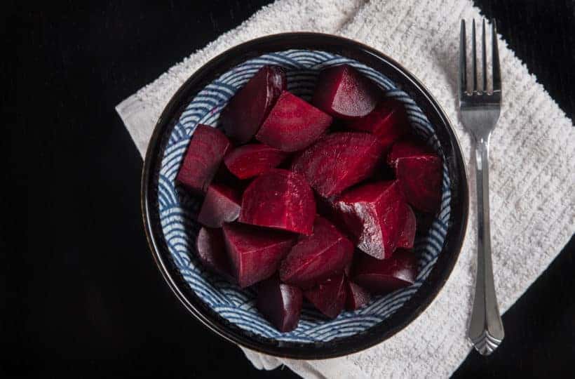 Make Instant Pot Beets Recipe (Pressure Cooker Beets): super easy to make for salads, soups, pickled snacks, desserts, puree, smoothies. Gluten-free, paleo, whole food, vegetarian, vegan.