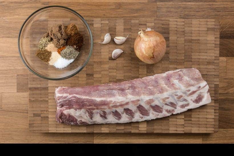 Pressure Cooker Ribs Recipe Ingredients