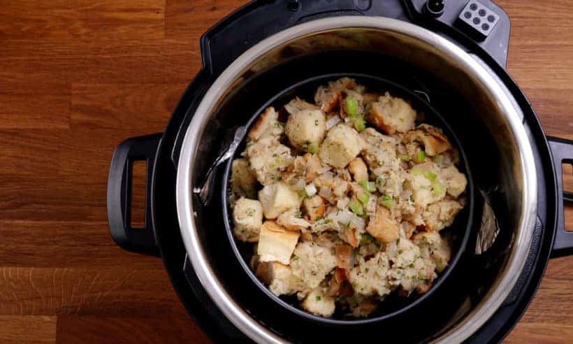 pressure cooker stuffing    #AmyJacky #InstantPot #PressureCooker #sides #christmas #thanksgiving #recipes