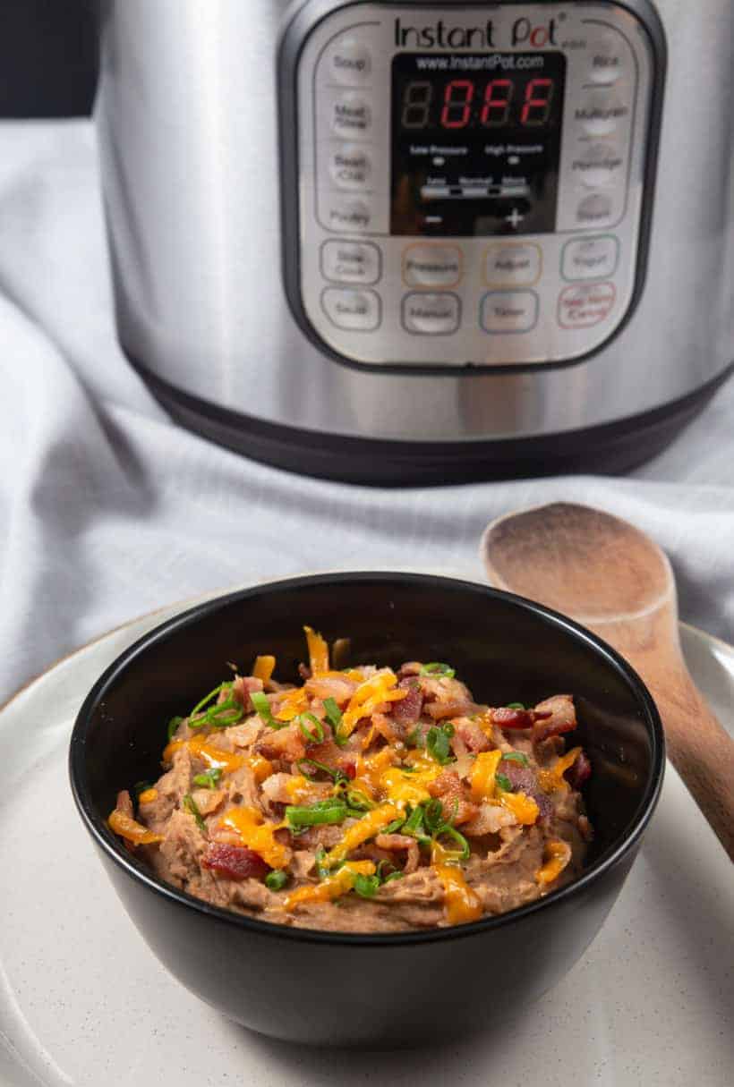 Instant Pot Refried Beans | Pressure Cooker Refried Beans | How to make Refried Beans | Mexican Refried Beans Recipe | Refried Bean Dip | Refried Pinto Beans | Homemade Refried Beans