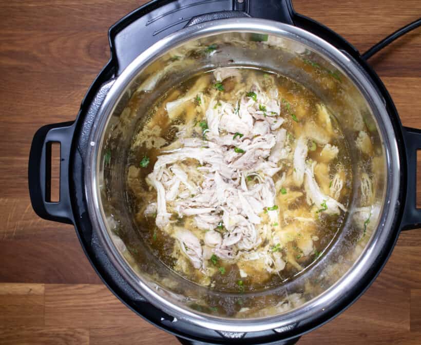 shredded chicken in Instant Pot