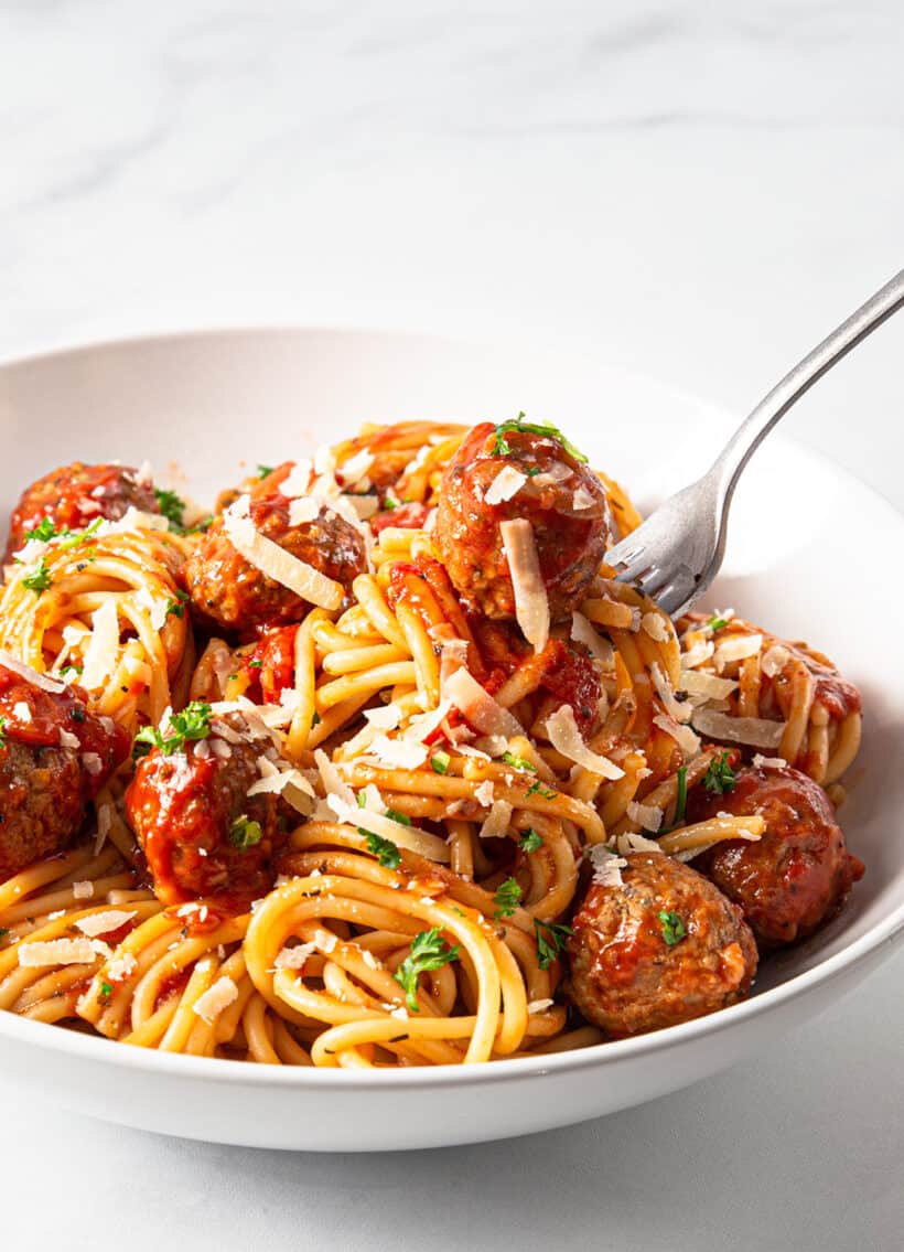 spaghetti meatballs instant pot